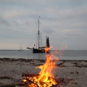 Seestern vor Anker Avernakø