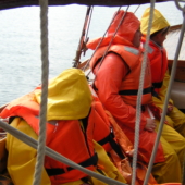 Clara Törn bei Wind und Wetter